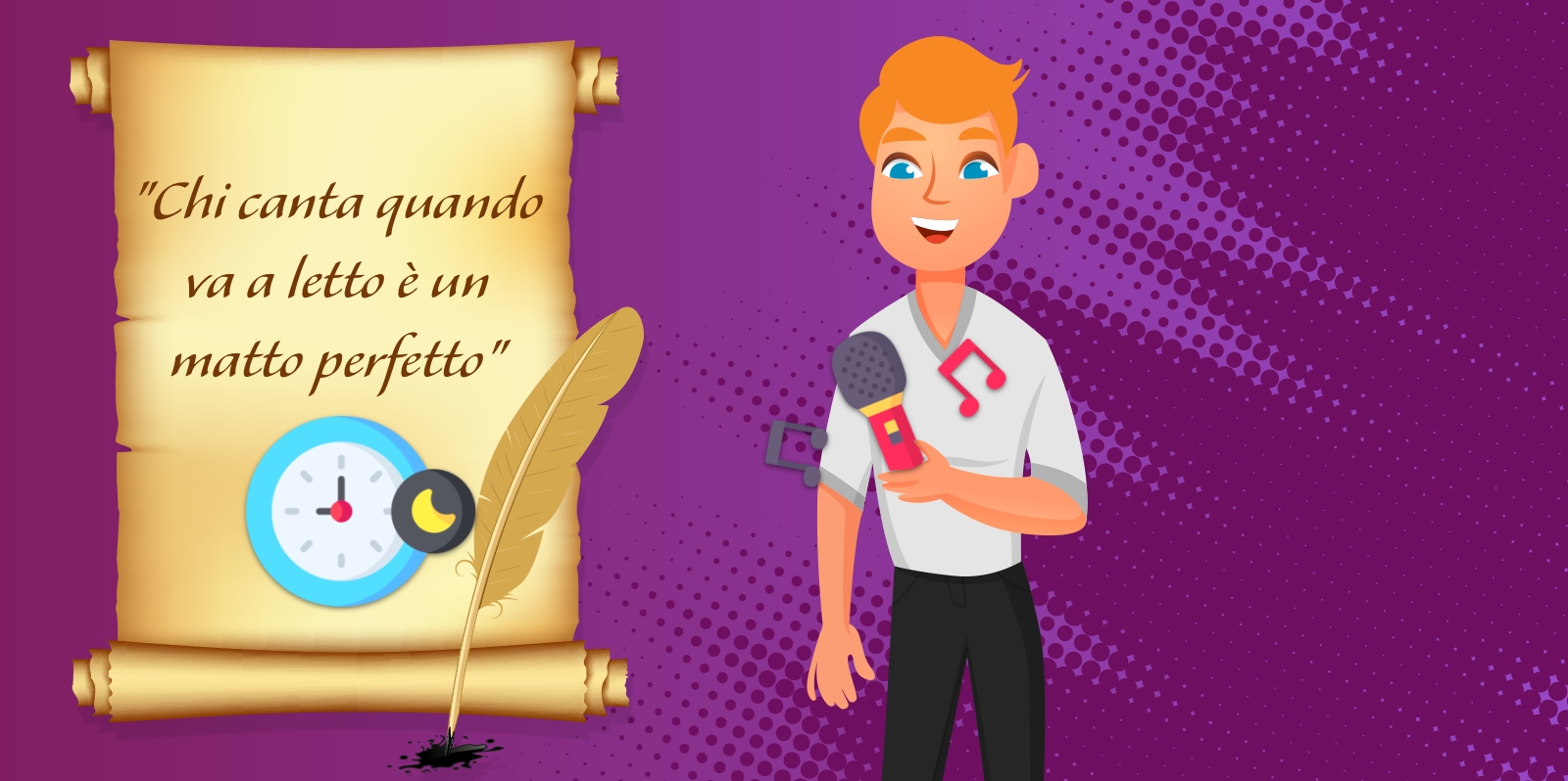 Chi canta quando va a letto è un matto perfetto