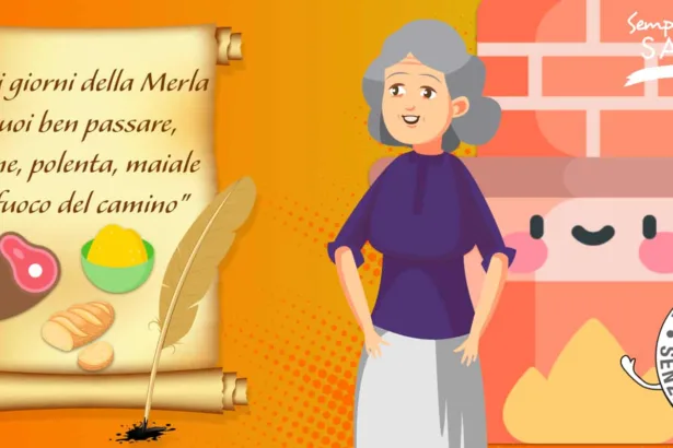 Se i giorni della Merla vuoi ben passare, pane, polenta, maiale e fuoco del camino