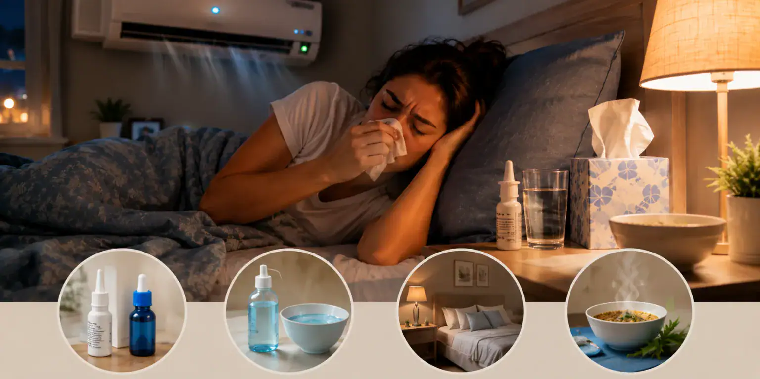 Naso chiuso di notte: come respirare meglio quando fa caldo
